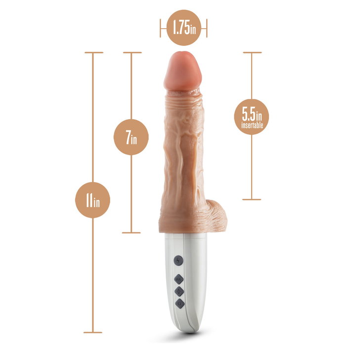 Gode réaliste Blush Dr Skin Silicone Ø 3,6 cm (13,9 cm)