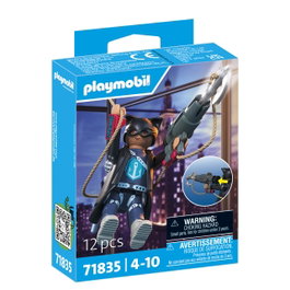 Playmobil Héros Sombra 71835 - Figurine avec grappin et cape pour enfant dès 4 ans