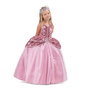 My Other Me Déguisement Princesse Rose avec Tiara, Vestido y Enagua - Taille 10-12 ans pour enfant