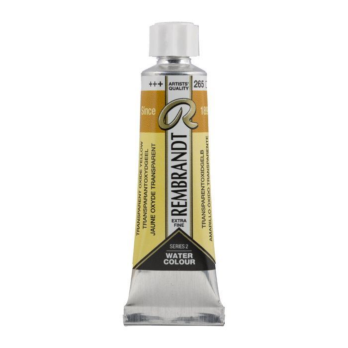 Rembrandt Aquarelle Jaune Oxyde Transparent 265 en tube 10 ml Rembrandt Aquarelle Jaune Oxyde Transparent 265 en tube 10 ml