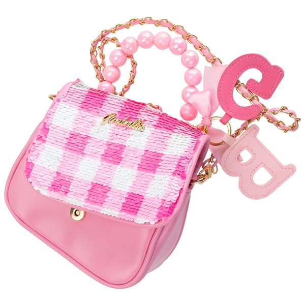 Nice Sac Réversible à Paillettes et Motif Vichy Nice Sac Réversible à Paillettes et Motif Vichy
