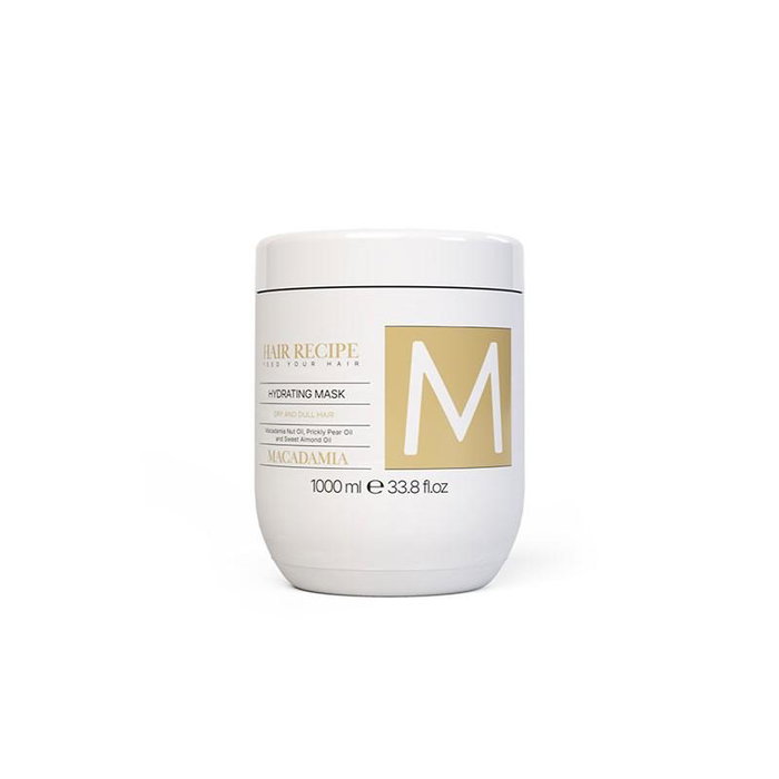 Maxy Look - Masque Hydratant Huile de Macadamia, Figue de Barbarie et Amandes - Riche en Nutriments, Cheveux Doux et Brillants - 1000 ml Maxy Look - Masque Hydratant Huile de Macadamia, Figue de Barbarie et Amandes - Riche en Nutriments, Cheveux Doux et Brillants - 1000 ml