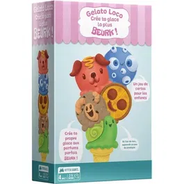 Asmodee Gelato Loco - Jeu de cartes en français, devinettes de parfums de glace pour famille