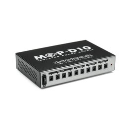 EHX Mop-D10 Alimentation professionnelle pour pédalier – 10 sorties isolées 9VDC, transformateur toroïdal, faible bruit