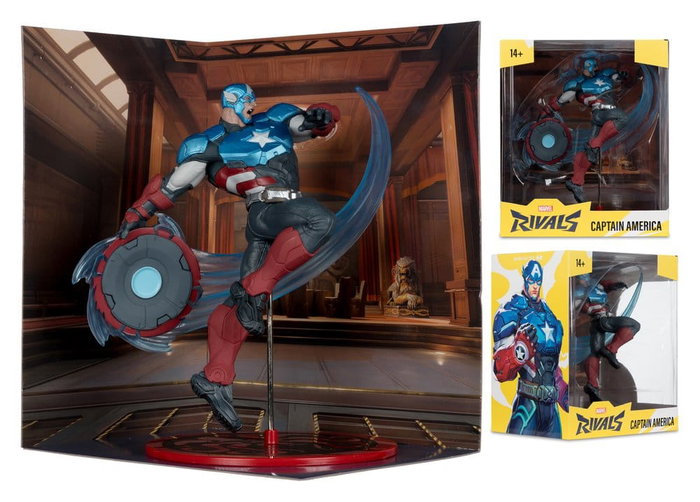 McFarlane Toys Marvel Rivals Collection figurine 1/10 Captain America 20 cm