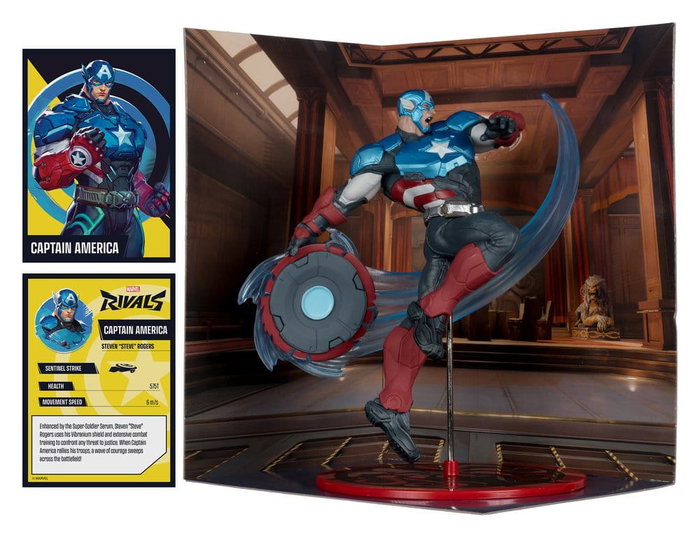 McFarlane Toys Marvel Rivals Collection figurine 1/10 Captain America 20 cm