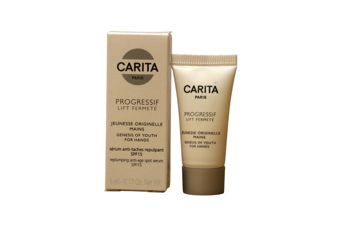 Carita Paris Sérum Jour Progressif Lift Fermeté Mains - Extrait d'Albizia, Nourrissant, SPF 15, Échantillon 5 ml Carita Paris Sérum Jour Progressif Lift Fermeté Mains - Extrait d'Albizia, Nourrissant, SPF 15, Échantillon 5 ml
