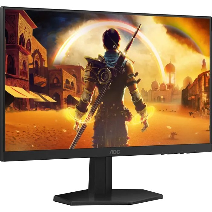 AOC 24G42E - Écran PC Gamer 23.8" (60.45 cm) Full HD 180 Hz Dalle Fast IPS 0.5 ms MPRT, HDR10, Compatible G-Sync, HDMI, DisplayPort