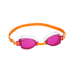 Bestway 21048 Lunettes de Natation Junior Silicone Taille Enfant +7 Ans Couleur Assortie Piscine et Plage