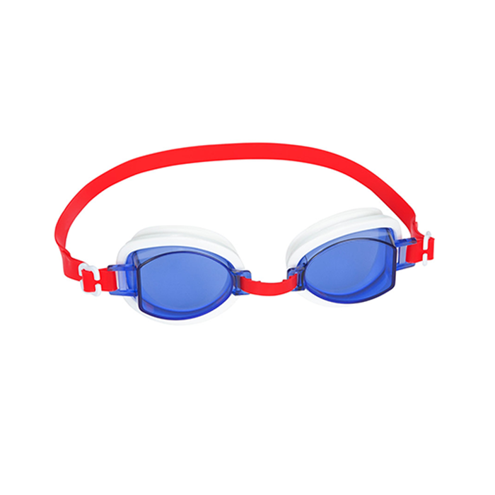 Bestway 21048 Lunettes de Natation Junior Silicone Taille Enfant +7 Ans Couleur Assortie Piscine et Plage