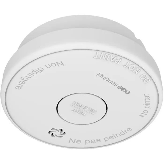 SCS SENTINEL Détecteur de fumée SmokeAlarm 3Y pour plafond - Autonomie 10 ans avec pile lithium - Garantie 3 ans - Conforme CE