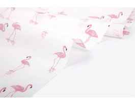 Dailylike Tissu en coton motif Flamingo et animaux, 1,10m x 3m