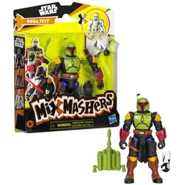 Hasbro MixMashers Boba Fett - Figurine personnalisable Star Wars 12 cm avec accessoires à mélanger et combiner - Dès 4 ans
