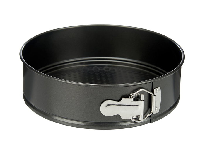 Kinvara Moule Rond en Métal Ajustable 24 cm pour Four - Antiadhésif, Acier Carbone, Gris Foncé (Set de 12)
