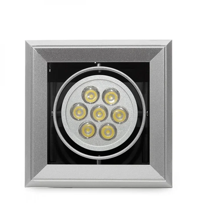 Downlight LED Carré 7W 700Lm 40.000H Éclairage Général Encastré Haute Luminosité Longue Durée