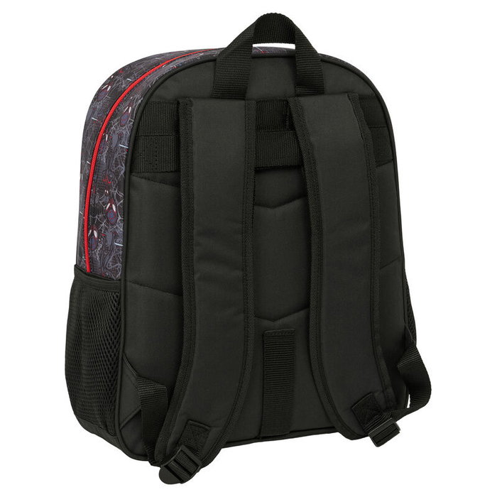 SAFTA Sac à dos Miles Morales Spider-Man Marvel 38 cm, adaptable aux porte-bagages, bretelles ergonomiques, poches latérales pour bouteilles SAFTA Sac à dos Miles Morales Spider-Man Marvel 38 cm, adaptable aux porte-bagages, bretelles ergonomiques, poches latérales pour bouteilles