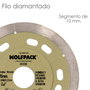 WOLFPACK LINEA PROFESIONAL Disque diamanté 115 mm ventilé pour porcelaine et sols