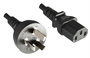 MicroConnect Cordon d'alimentation Type I (Chine) avec Fiche C13 - Longueur 1,8 mètres
