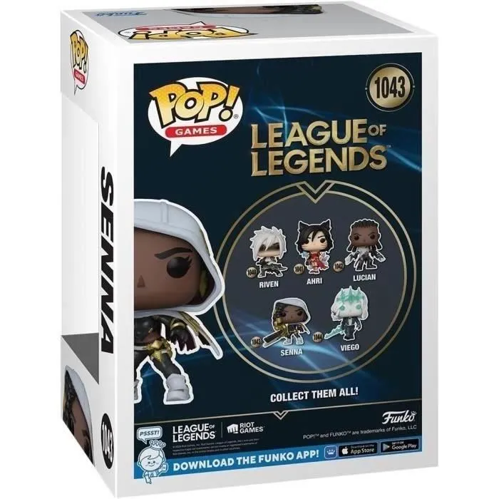 Funko Pop! Figurine - League of Legends Senna n°1043 - Sentinelle de la lumière - Collection vinyle 9 cm