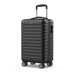 Numada 1200877 Valise cabine Mini XS 30L 55x36x19 cm ABS noir 4 roues doubles 360°