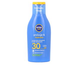 Nivea Lait Solaire Sun Protège & Hydrate SPF30 - Protection UVA/UVB, Hydratant, Résistant à l'eau, 100 ml