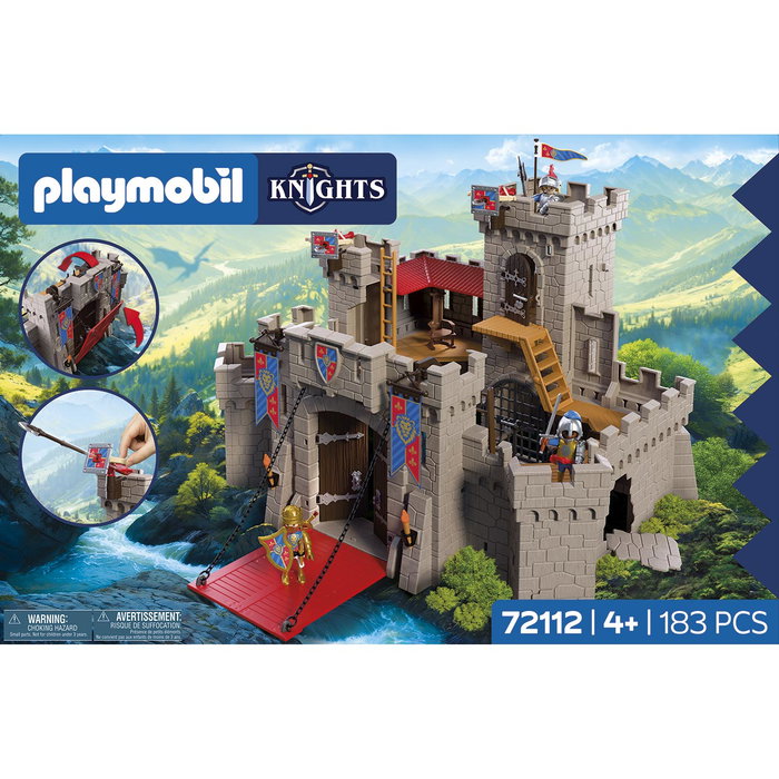 Playmobil 72112 Château-fort des chevaliers du Lion Playmobil 72112 Château-fort des chevaliers du Lion