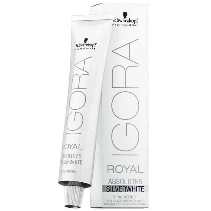 Schwarzkopf Igora R. Absolutes Colorant Professionnel Silverwhite Silver - 4 Tons Argent pour Cheveux Gris et Blancs Schwarzkopf Igora R. Absolutes Colorant Professionnel Silverwhite Silver - 4 Tons Argent pour Cheveux Gris et Blancs