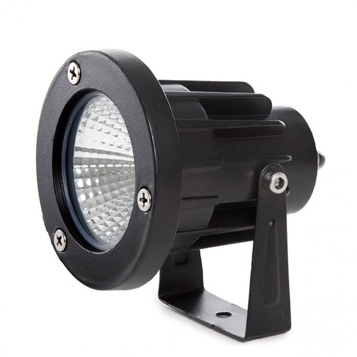 Projecteur de jardin LED COB 18 W, 1 620 lm, 6 000 K, piquet, noir Projecteur de jardin LED COB 18 W, 1 620 lm, 6 000 K, piquet, noir