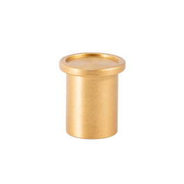 Viefe Pomo aluminium modèle Round ø25 laiton foncé