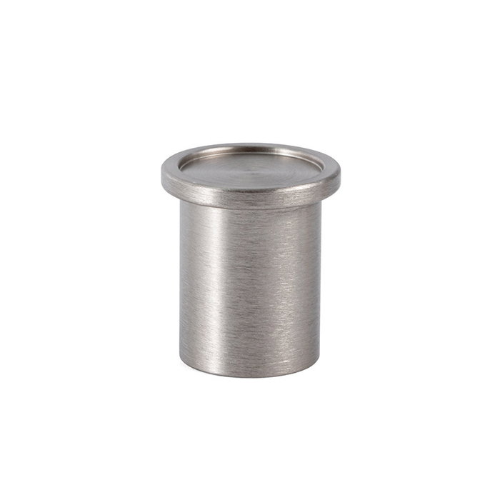 Viefe Pomo Aluminio Round ∅25 - Poignée de porte ou tiroir en aluminium avec un seul point de fixation - Finition laiton foncé