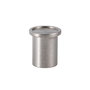 Viefe Pomo Aluminio Round ∅25 - Poignée de porte ou tiroir en aluminium avec un seul point de fixation - Finition laiton foncé