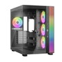 be quiet! Light Base 600 LX Black Boîtier PC Gaming Moyen Tour ATX Noir, 4 Ventilateurs PWM, 77 LEDs ARGB, USB 3.2 Type-C