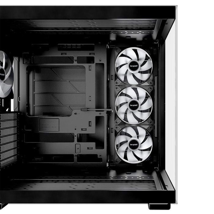 be quiet! Light Base 600 LX Black Boîtier PC Gaming Moyen Tour ATX Noir, 4 Ventilateurs PWM, 77 LEDs ARGB, USB 3.2 Type-C