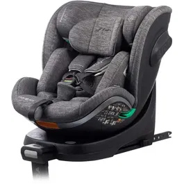 Babyauto SCUDDA GREY DOBBY Siège Auto Pivotant 360° I-Size Isofix 0-36 kg (Naissance à 12 ans) avec Protection Chocs Latéraux - ECE R129