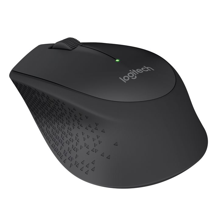 Logitech M280 - Souris sans fil optique 1000 DPI pour droitiers, autonomie 18 mois, nano-récepteur USB, compatible Windows/Mac/Chrome/Linux/Chromebook, Noir