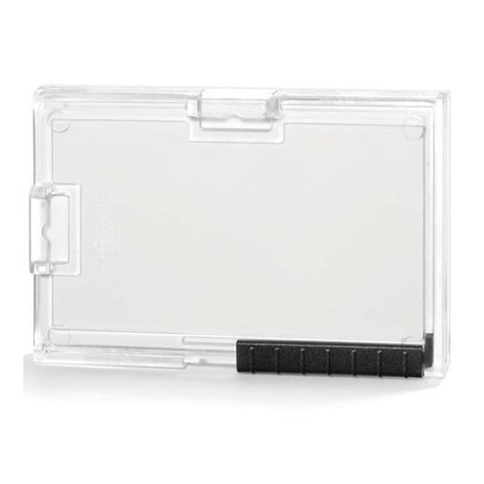 Étui pour Carte d'Identité Durable PUSHBOX DUO Transparent Plastique 5,4 x 8,7 cm (10 Unités)