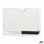 Étui pour Carte d'Identité Durable PUSHBOX DUO Transparent Plastique 5,4 x 8,7 cm (10 Unités)