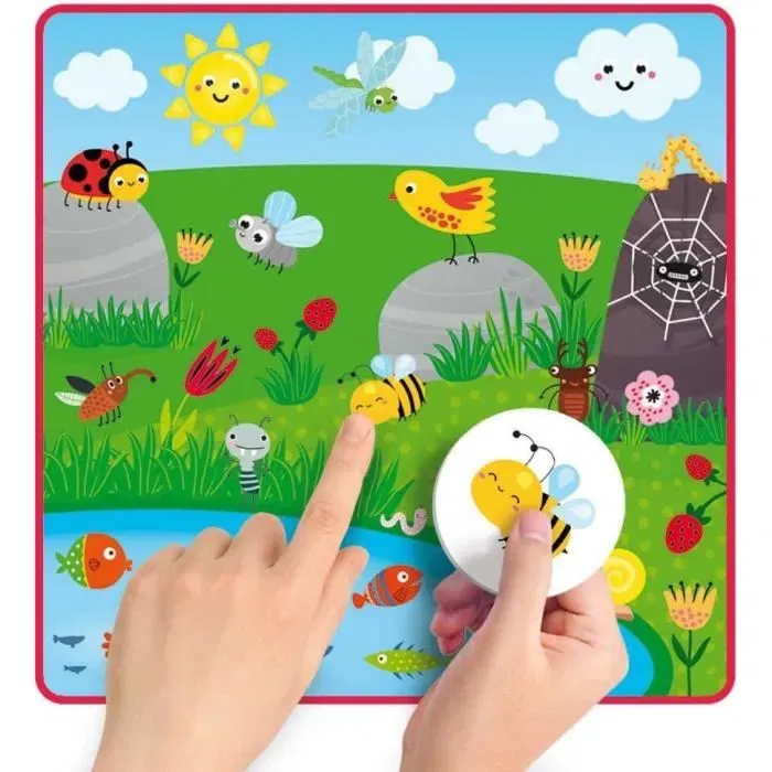Lisciani Giochi Carotina Baby - Pack de 10 Jeux Éducatifs : Tour d'Équilibre, Puzzle, Mémoire, Couleurs et Formes - À Partir de 2 Ans