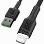 Green Cell Câble Lightning KABGC12 Noir 2 m