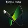 Green Cell Câble Lightning KABGC12 Noir 2 m