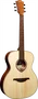 LAG Guitare Acoustique Tramontane 70 Auditorium Naturelle Table Épicéa Massif Caque, 650mm, 20 Frettes, Satiné