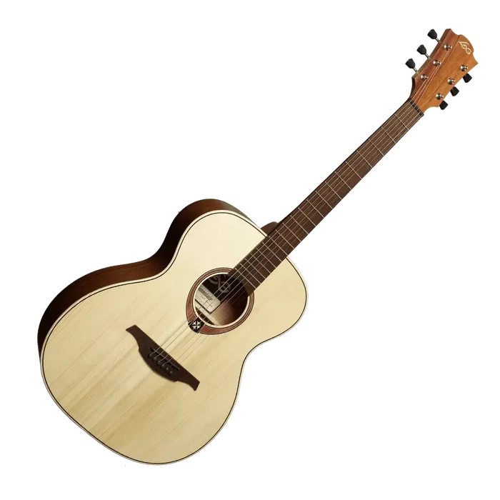 LAG Guitare Acoustique Tramontane 70 Auditorium Naturelle Table Épicéa Massif Caque, 650mm, 20 Frettes, Satiné LAG Guitare Acoustique Tramontane 70 Auditorium Naturelle Table Épicéa Massif Caque, 650mm, 20 Frettes, Satiné
