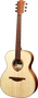 LAG Guitare Acoustique Tramontane 70 Auditorium Naturelle Table Épicéa Massif Caque, 650mm, 20 Frettes, Satiné