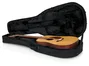Gator Sac de transport hybride pour guitare acoustique dreadnought 12 cordes - Noir