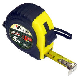 Tuman Flexomètre Antichoc 5 m x 19 mm