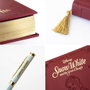 Disney - Set Carnet A5 + Stylo à bille Thème Blanche-Neige, 200 pages, Couverture rigide, avec Marque-page et Boîte Cadeau