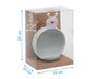 KioKids Bol en Silicone Ventousé pour Bébé Design Escargot Gris - 9x17 cm - Adapté Micro-ondes, Lave-vaisselle et Congélateur - À partir de 6 Mois - Collection Ecofriendly
