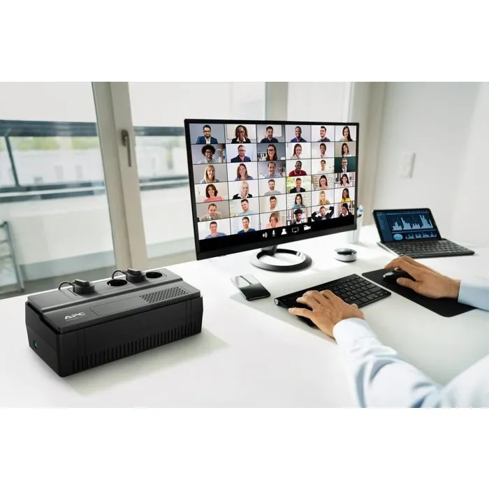 APC Easy UPS BV1000I-GR - Onduleur 1000 VA - Pour bâtiments tertiaires et industriels, compact et robuste APC Easy UPS BV1000I-GR - Onduleur 1000 VA - Pour bâtiments tertiaires et industriels, compact et robuste