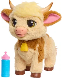 Furreal Friends Maggie Peluche Interactive Vache Écossaise