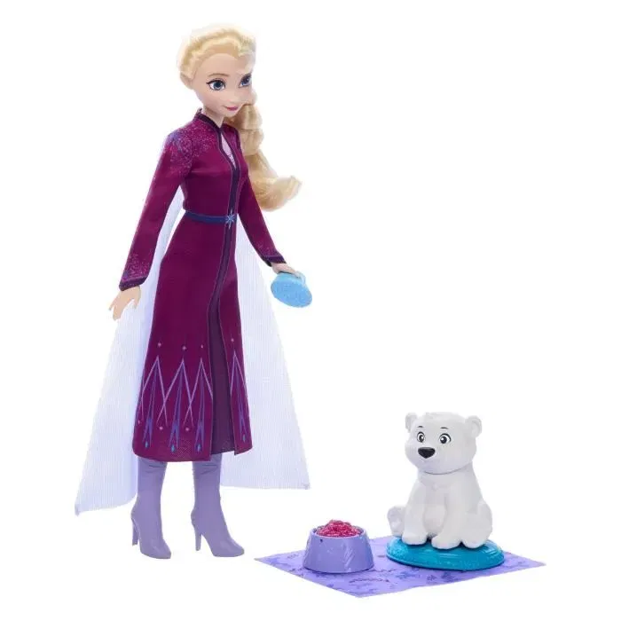 Disney Frozen - Coffret Elsa et l'Ourson JFG16 - 4 Accessoires avec Poupée Anna Articulée - Jeu Enfant dès 3 Ans Disney Frozen - Coffret Elsa et l'Ourson JFG16 - 4 Accessoires avec Poupée Anna Articulée - Jeu Enfant dès 3 Ans